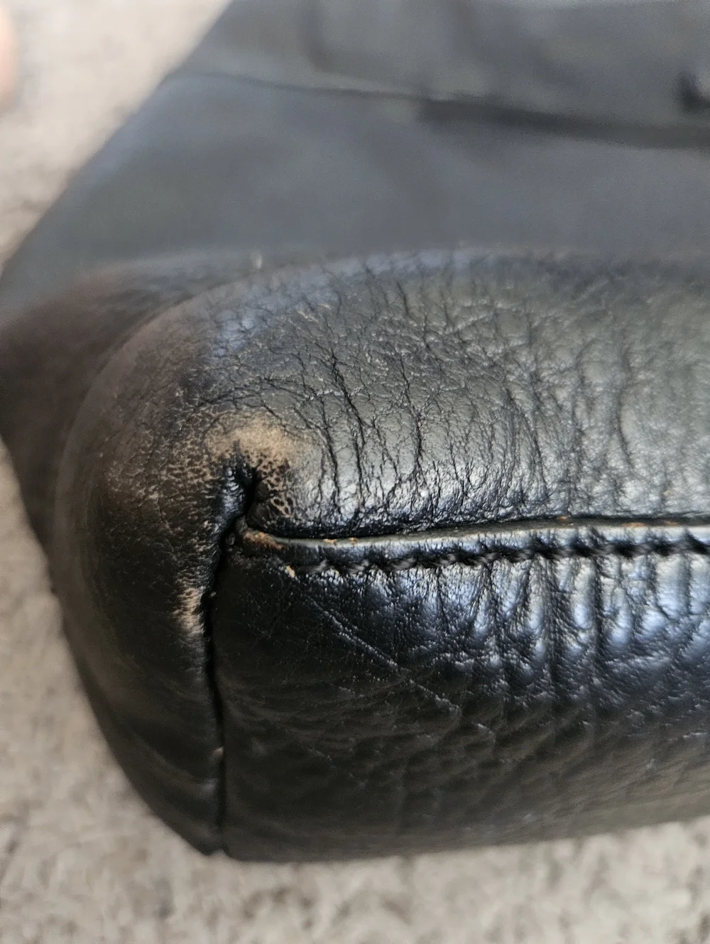 Wilsons Vintage‎ Y2K Pelle Studio Black Leather Shoulder Bag